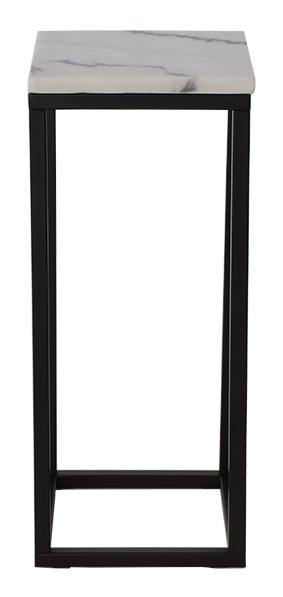 Sängbord 65 cm hög marmor / svart Sängbord 65 cm hög marmor / svart