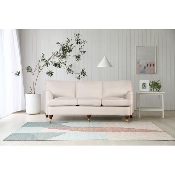 Soffa howard 3-sits Beige - Watford + Textilrengring fr mbler