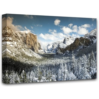 Canvastavla Yosemite valley - 100x75 cm