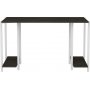 Academy skrivbord 125,2 x 60 cm - Vit/mrkgr