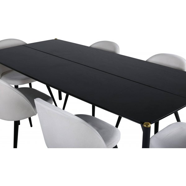 Matgrupp Pelle 190x90 cm inkl 6 st Alice stolar i manchester Matgrupp Pelle 190x90 cm inkl 6 st Alice stolar i manchester