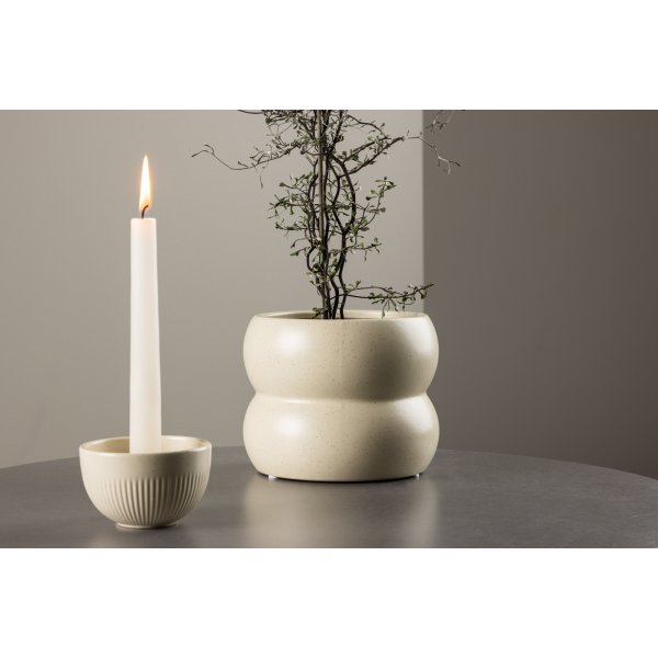 Dapne kruka - Beige/Svart Dapne kruka - Beige/Svart