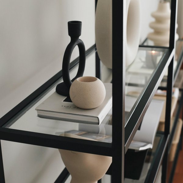 Bibliothèque Komma - Noir Bibliothèque Komma - Noir