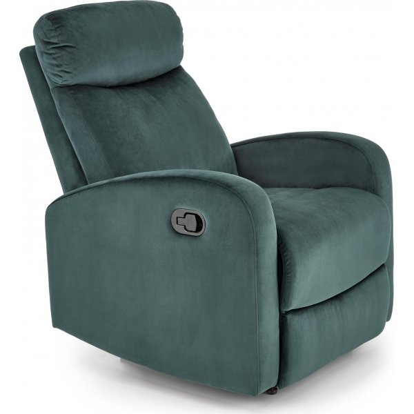 Fauteuil inclinable Wonder en velours vert
