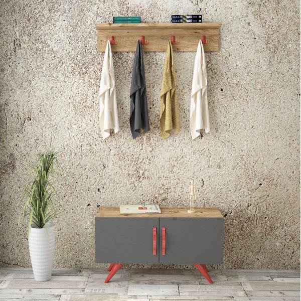 Eclair hallmbel - Furu/antracit/rd