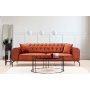 Siesta Capitone 3-sits soffa - Orange