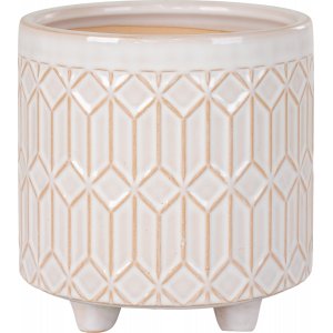 Ollam kruka 20x19,5 cm - Vit