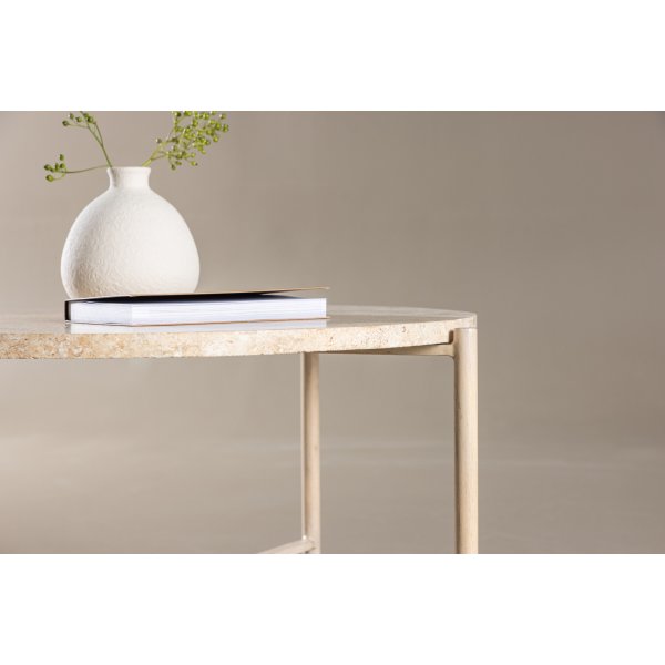 Sandhamn soffbord 70 cm - Beige