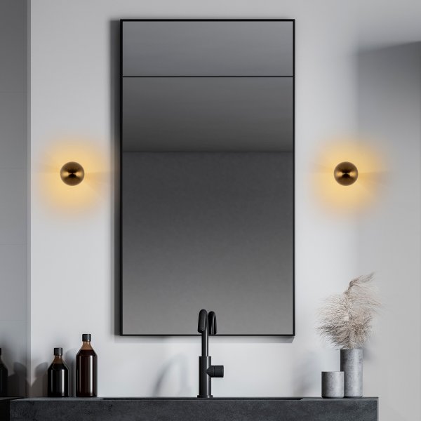 Schimmel wandlamp 13360 - Goud