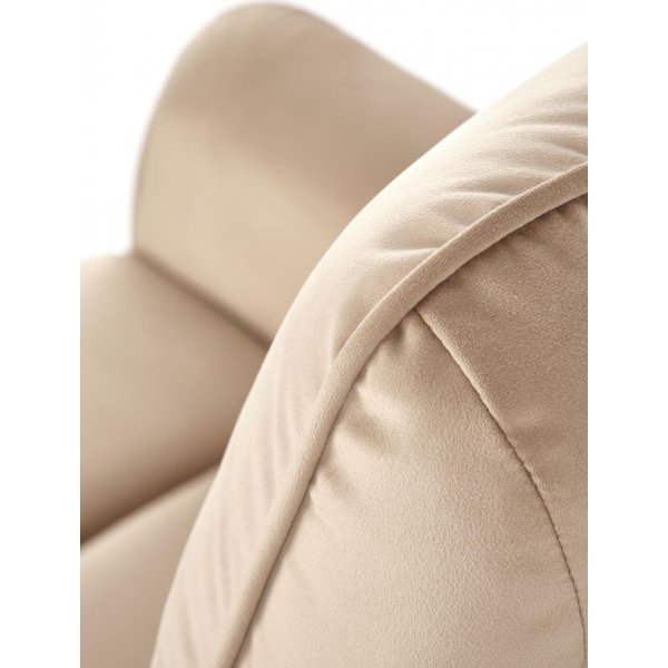 Semir elektrisk reclinerfåtölj med USB - beige sammet Semir elektrisk reclinerfåtölj med USB - beige sammet