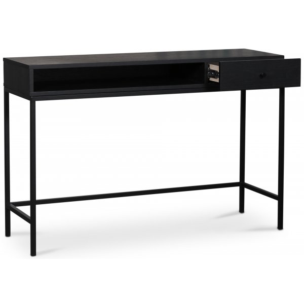 Stilo V.2 Skrivbord med låda 120 cm svartbetsad ek Stilo V.2 Skrivbord med låda 120 cm svartbetsad ek