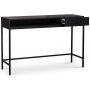 Stilo V.2 Skrivbord med lda 120 cm svartbetsad ek