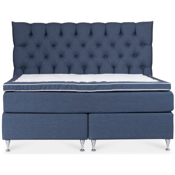 Superior T6000 dubbel kontinentalsäng 7-zons pocket - Navyblå Superior T6000 dubbel kontinentalsäng 7-zons pocket - Navyblå