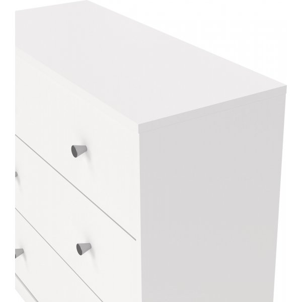 May ladekast met 3 lades - Wit May ladekast met 3 lades - Wit