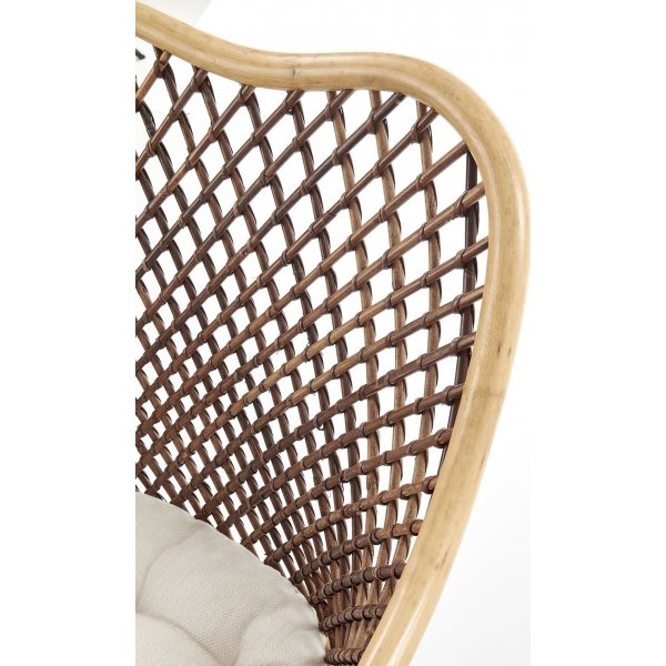 Brody utestol - Rotting/svart + Textilrengöring för möbler Brody utestol - Rotting/svart + Textilrengöring för möbler