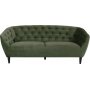 Ria 3-sits soffa grn sammet