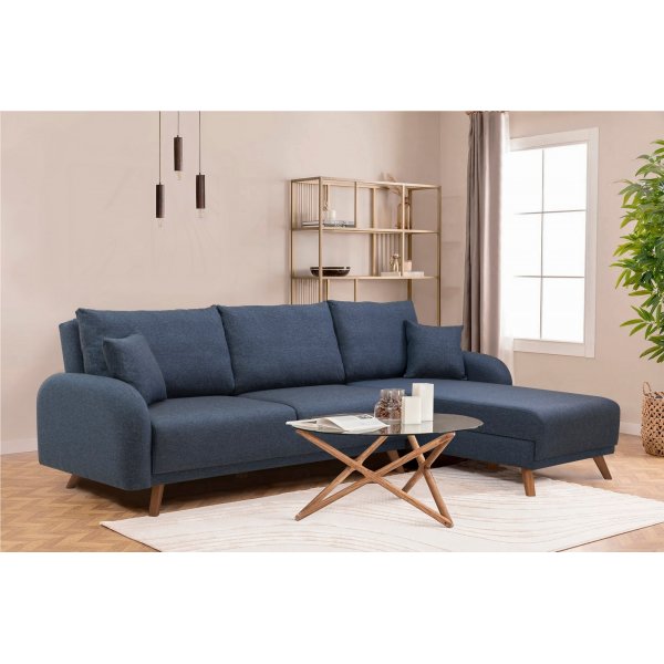 Kronos divanbäddsoffa Mörkblå Kronos divanbäddsoffa Mörkblå