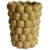Vas Big Bouble H20 cm - Gul Vas Big Bouble H20 cm - Gul