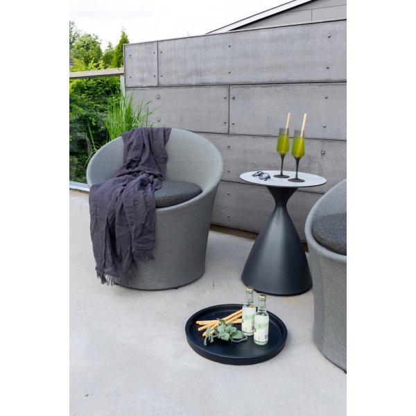 Groupe lounge Spoga - Noir/Gris Groupe lounge Spoga - Noir/Gris