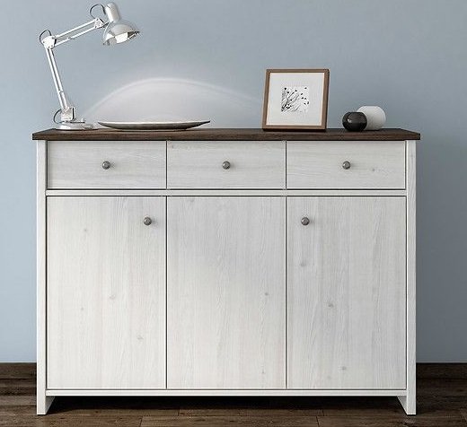Salvador sideboard - Vit/svart Salvador sideboard - Vit/svart