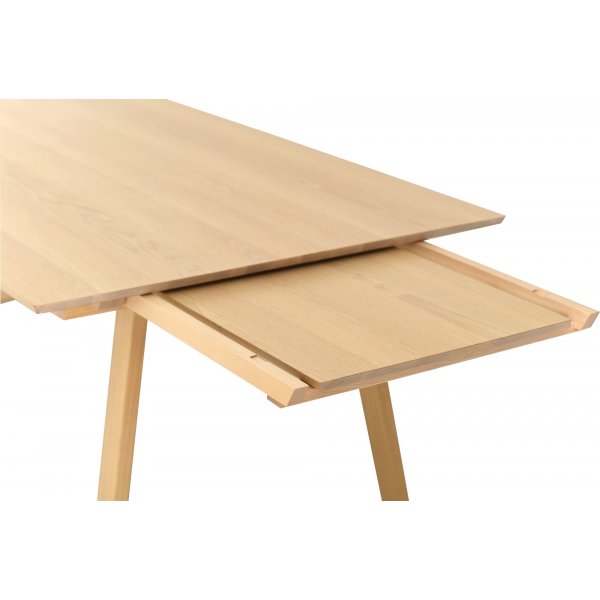 Tanum matbord 220-320x100 cm - Vitpigmenterad ek Tanum matbord 220-320x100 cm - Vitpigmenterad ek