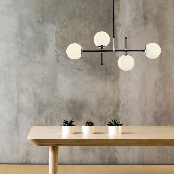 Plafonnier Lorea 2 - Noir/blanc Plafonnier Lorea 2 - Noir/blanc