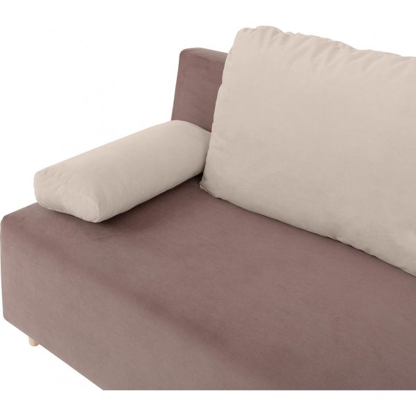 Sun 3-sits bäddsoffa - Brun Sun 3-sits bäddsoffa - Brun