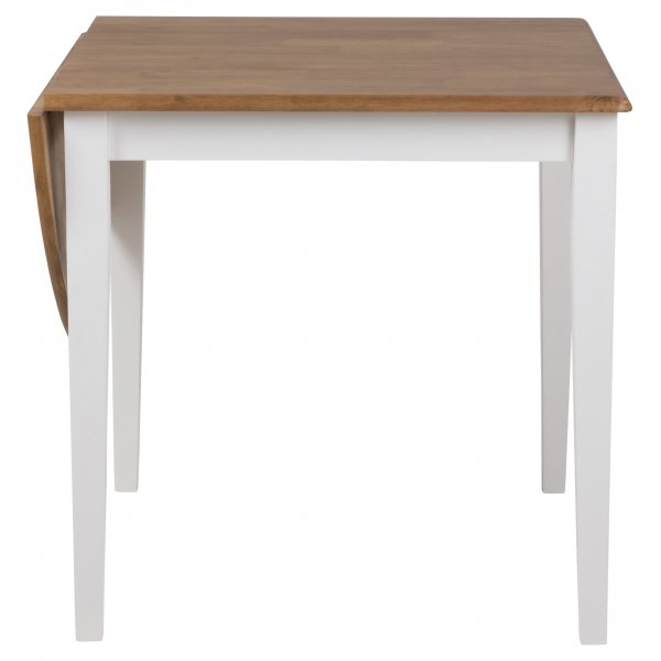 Brisbane matbord - 75-115 cm - Vit/ek Brisbane matbord - 75-115 cm - Vit/ek