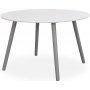 Rosvik runt matbord 120 cm - Vit/gr + Textilrengring fr mbler