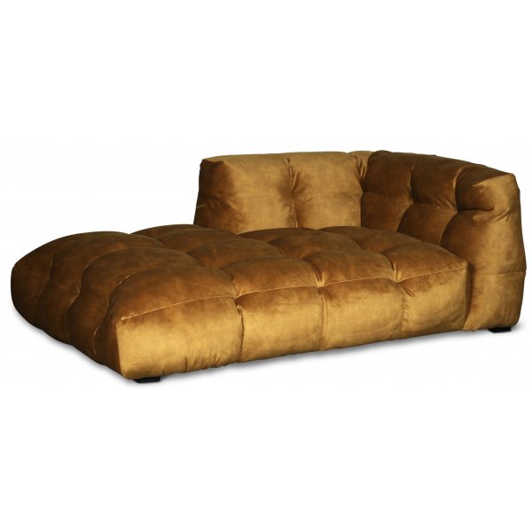 Bill Chaiselounge V�nsterv�nd - Guldigt sammet