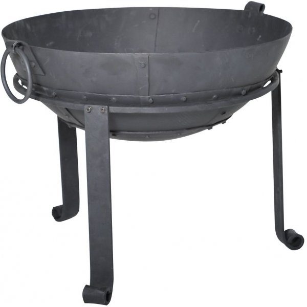 Ask eldfat med stativ - Svart Ask eldfat med stativ - Svart