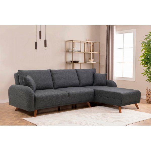 Kronos 2 divanbäddsoffa Antracit Kronos 2 divanbäddsoffa Antracit