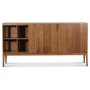 Nova sideboard med skjutdrrar - Valnt