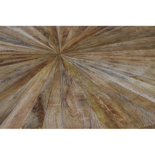 Eettafel 140 cm gerecycled drijfhout