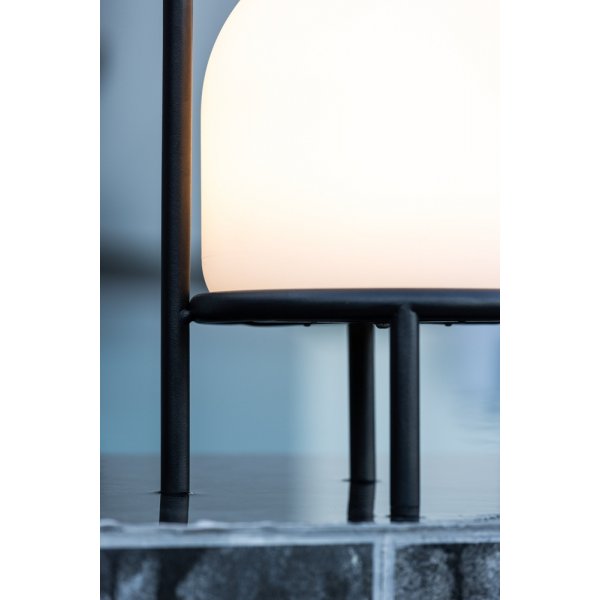 Lampe de table Colie 19 cm - Noir/Blanc