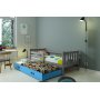 Carino juniorsng med extrabdd 80 x 190 cm - Valfri frg