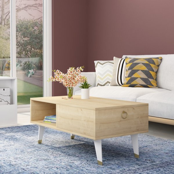 Delux soffbord 90 x 45 cm - Safir