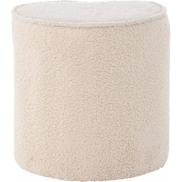 Pouf Coeur - Teddy beige