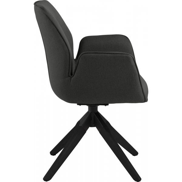 Fauteuil Aura - Gris foncé/noir Fauteuil Aura - Gris foncé/noir