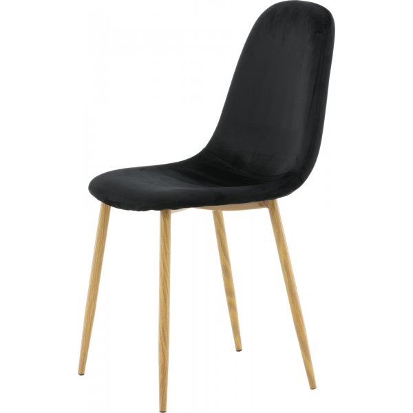 Bridge matstol - Svart/ljus valnöt Bridge matstol - Svart/ljus valnöt