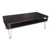 Designa soffbord rektangulärt - Krom/Svart Designa soffbord rektangulärt - Krom/Svart