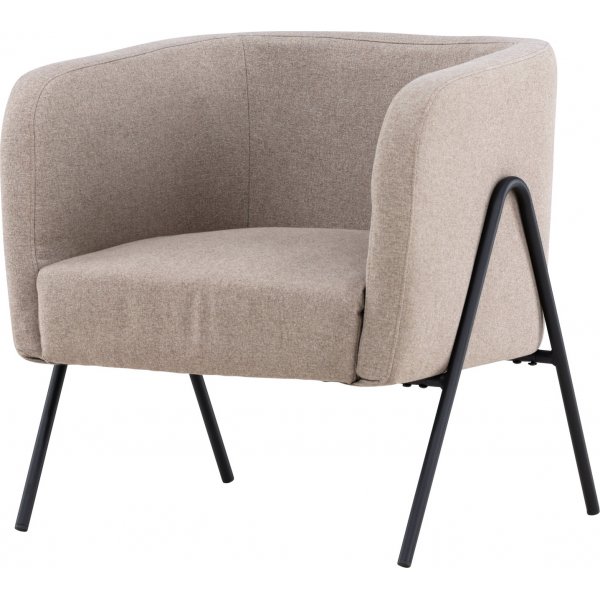 Rika fåtölj - Beige/Svart Rika fåtölj - Beige/Svart