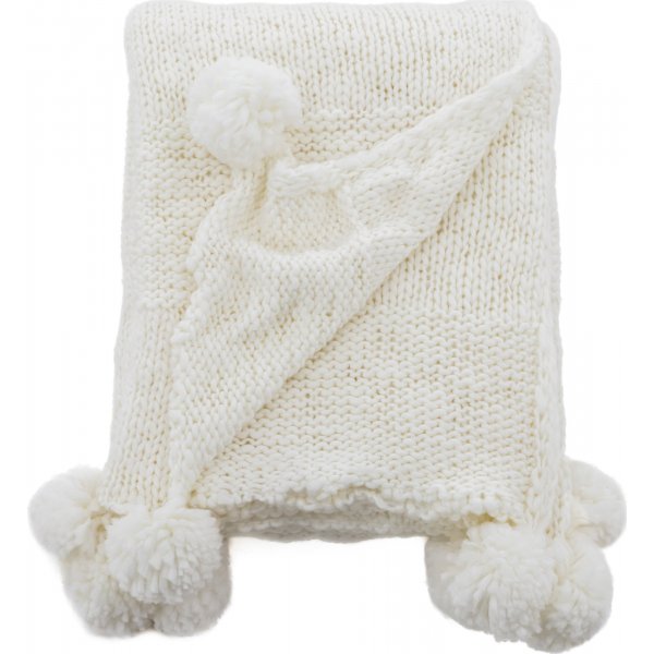 Plaid fin 130x170 cm - Blanc Plaid fin 130x170 cm - Blanc