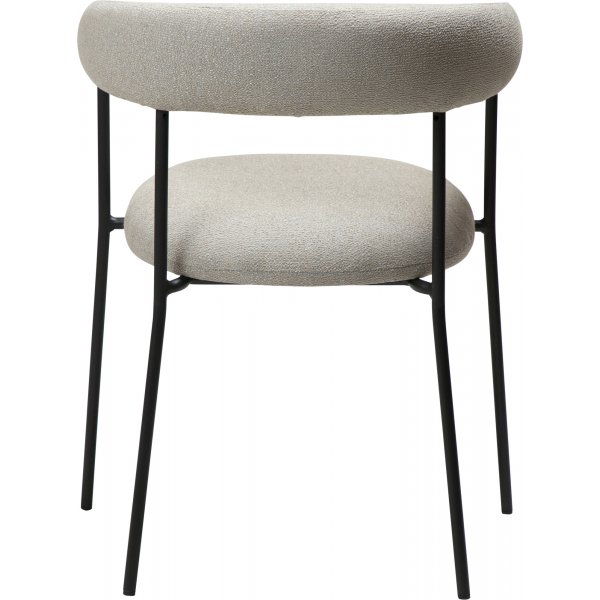 Fauteuil Plenti - Cachemire bouclé/noir Fauteuil Plenti - Cachemire bouclé/noir