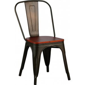 Industry pl�tstol med tr�sits - stapelbar + M�beltassar