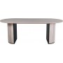Asplunda matbord 200 cm - Whitewash/svart