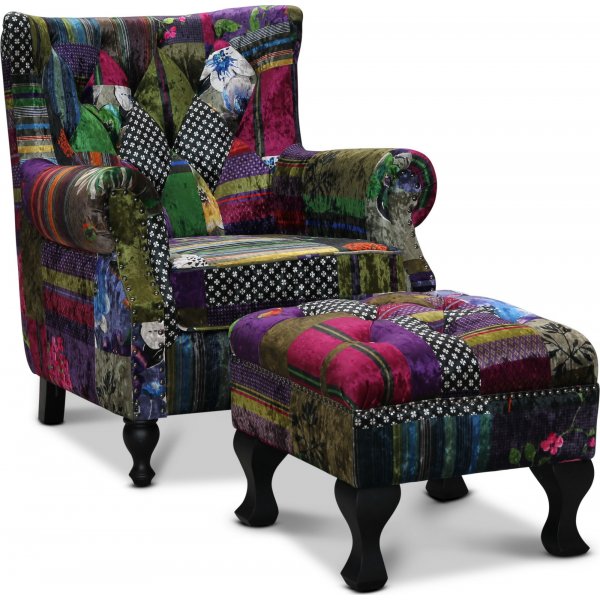 Vivaldi ftlj - Flerfrgat tyg + Flckborttagare fr mbler