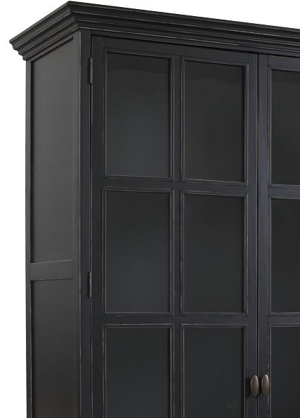 Paris vitrinskp- Svart