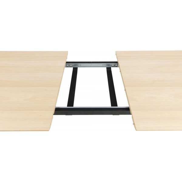 Connect matbord 200 cm - Vitpigmenterad ek