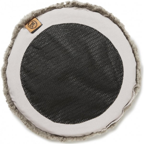 Coussin d'assise Curly Gris naturel - Ø34 cm Coussin d'assise Curly Gris naturel - Ø34 cm